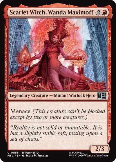 Scarlet Witch, Wanda Maximoff (0855) (Normal, U)