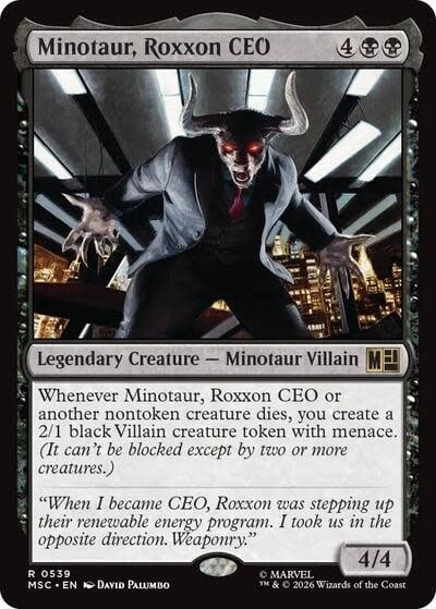 Minotaur, Roxxon CEO - 539 (Normal, R)