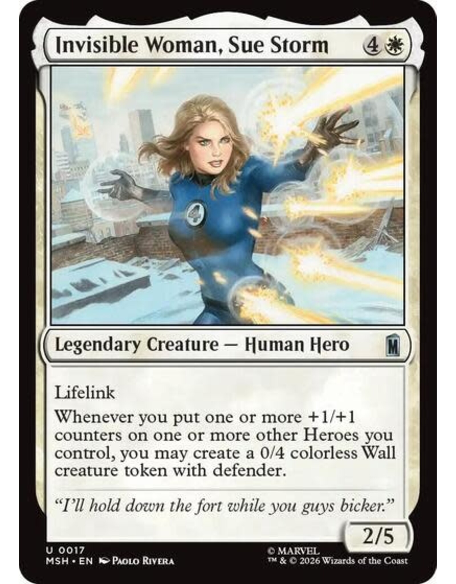 Invisible Woman, Sue Storm - 17 (Foil, U)