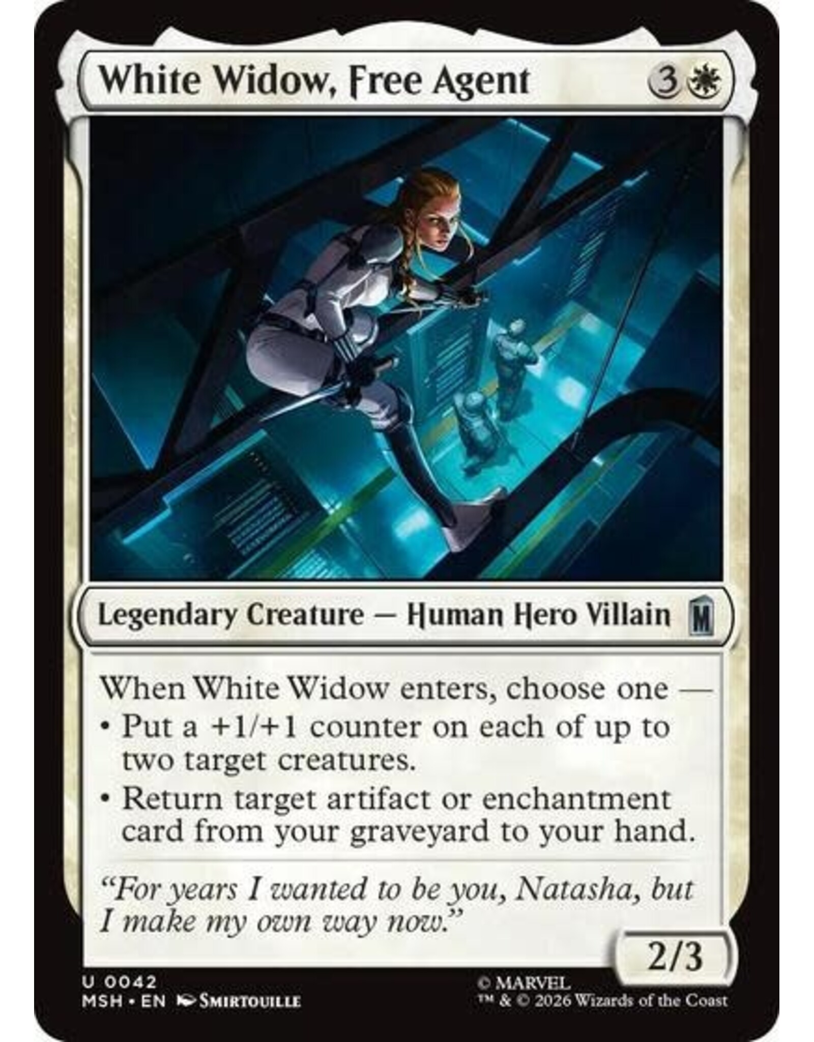 White Widow, Free Agent - 42 (Foil, U)