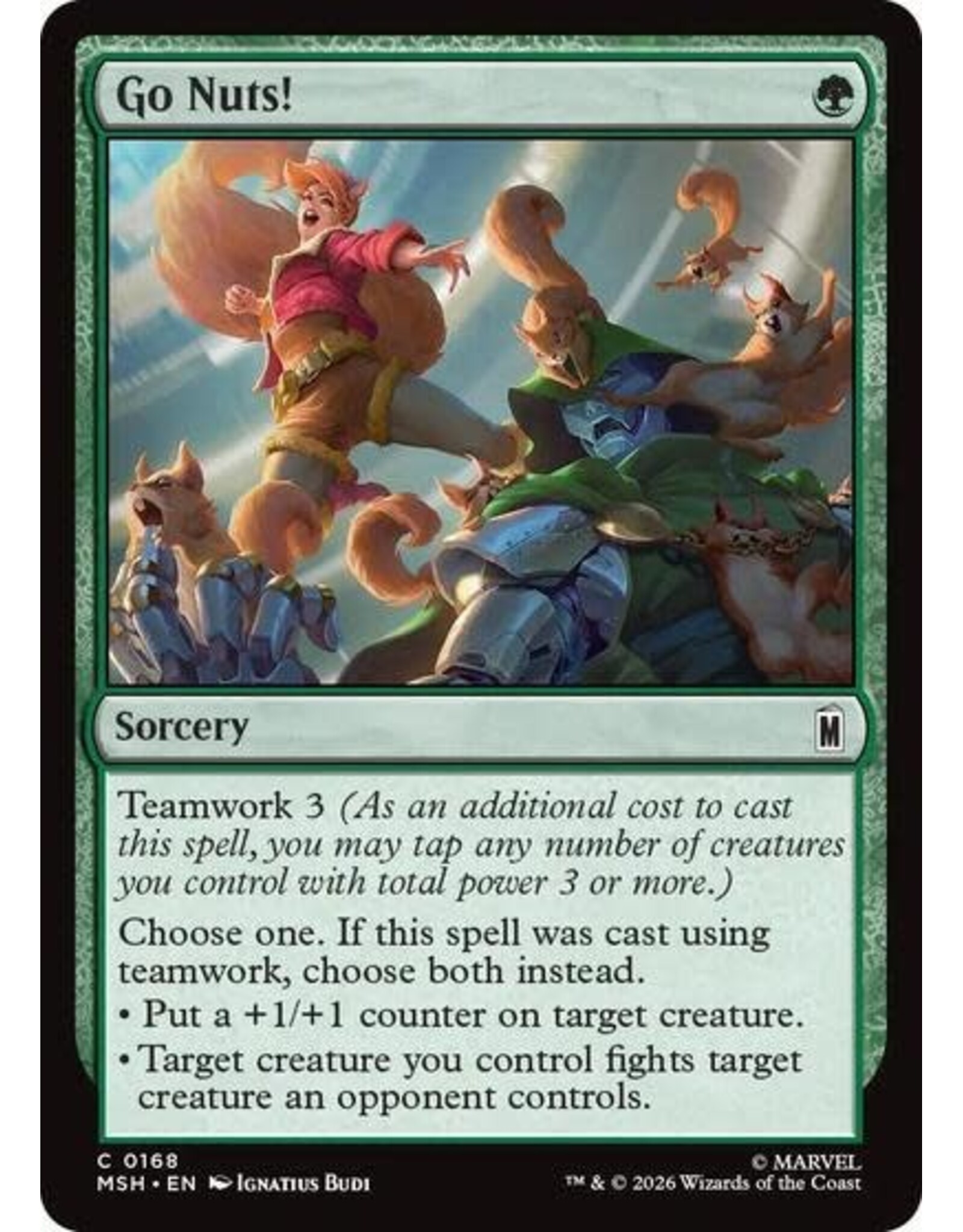 Go Nuts! - 168 (Foil, C)