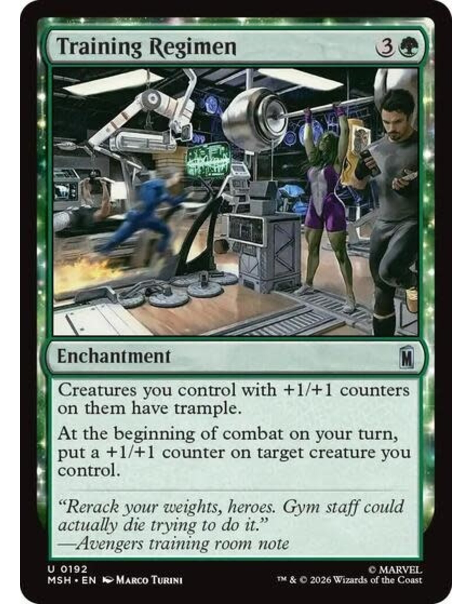 Training Regimen - 192 (Foil, U)