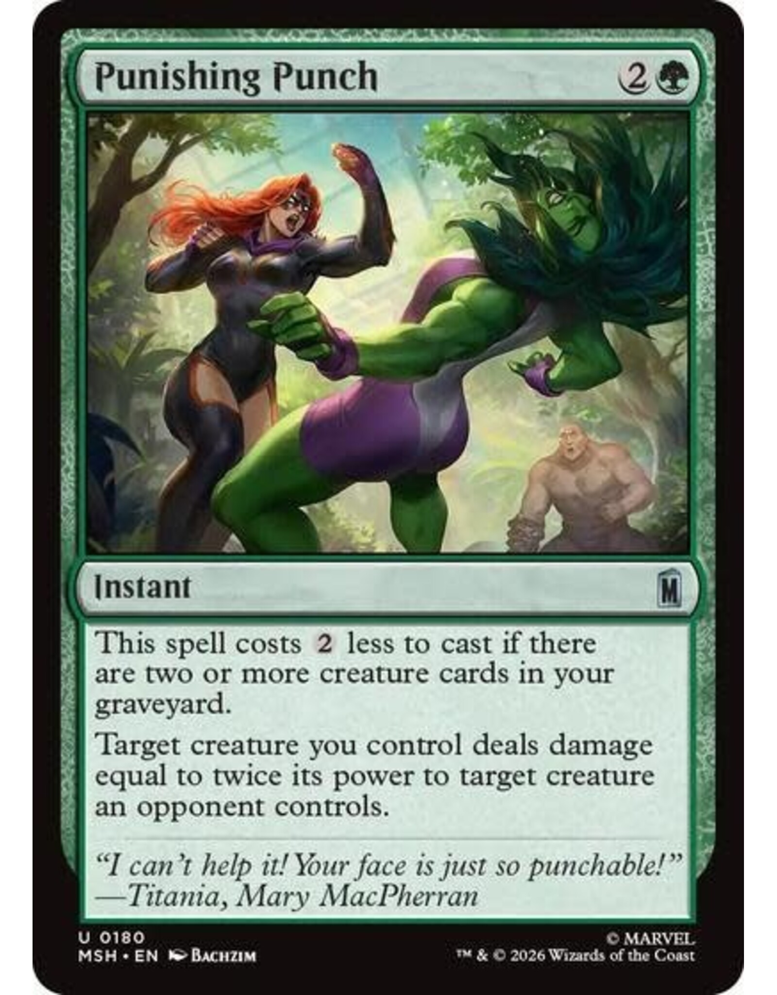 Punishing Punch - 180 (Foil, U)