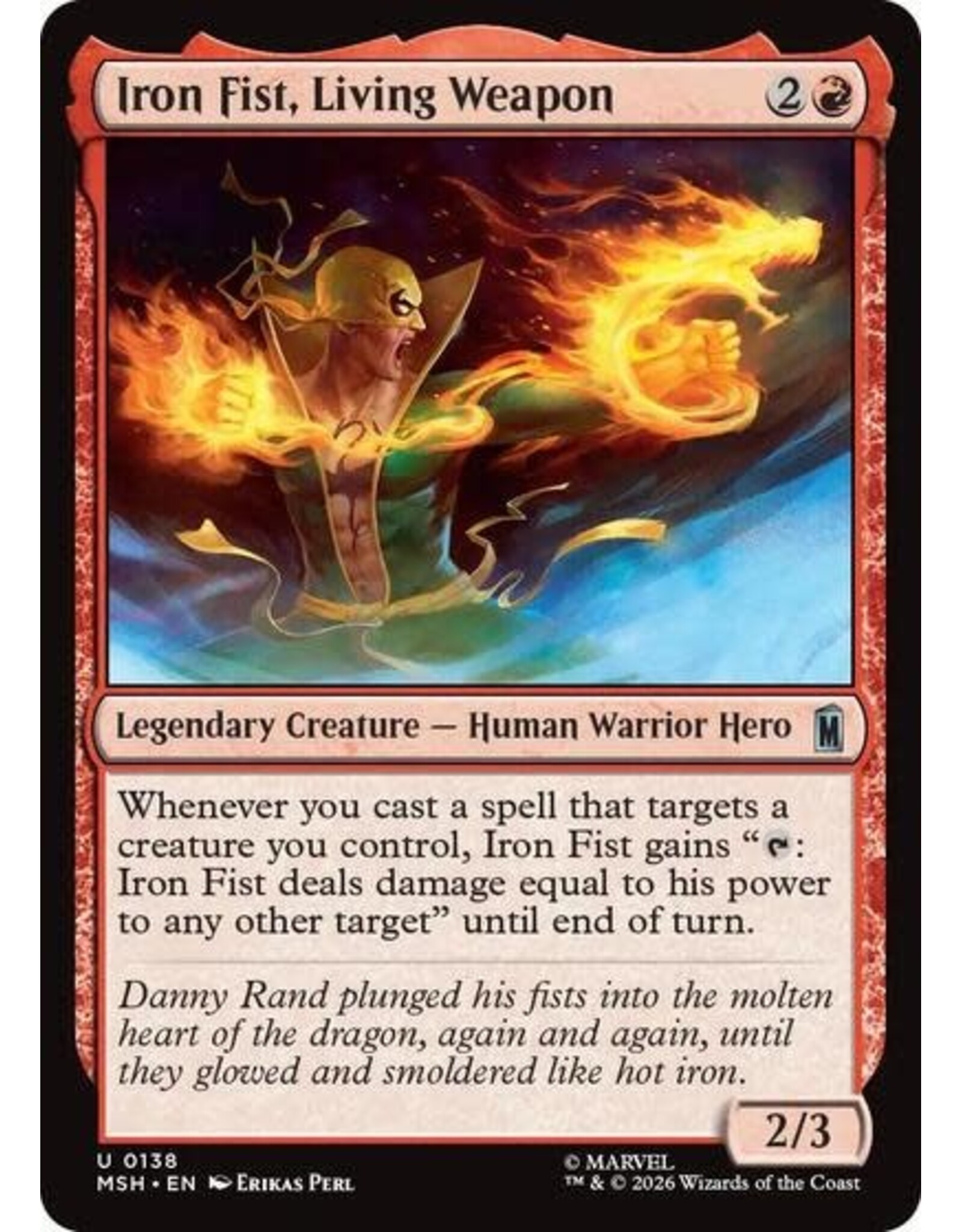 Iron Fist, Living Weapon - 138 (Foil, U)