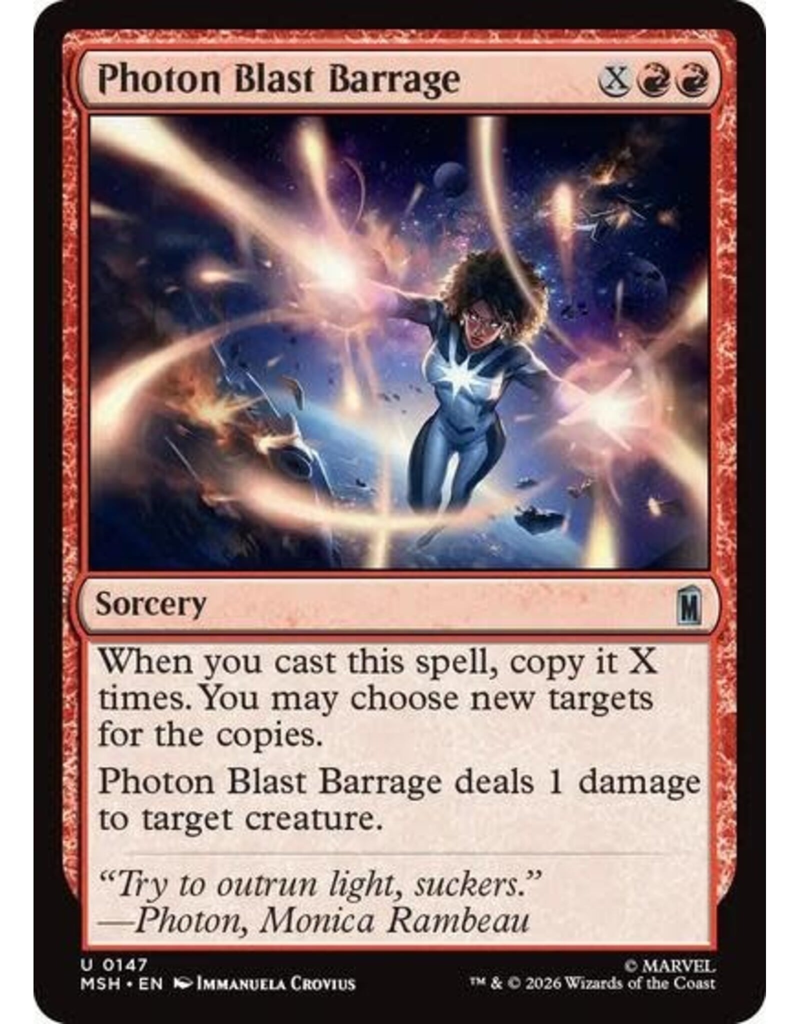 Photon Blast Barrage - 147 (Foil, U)