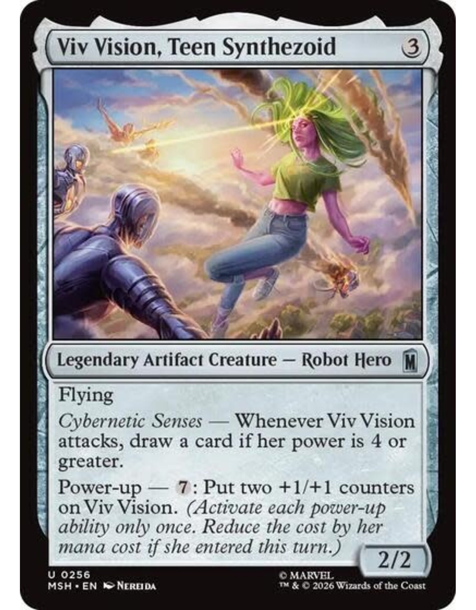 Viv Vision, Teen Synthezoid - 256 (Foil, U)