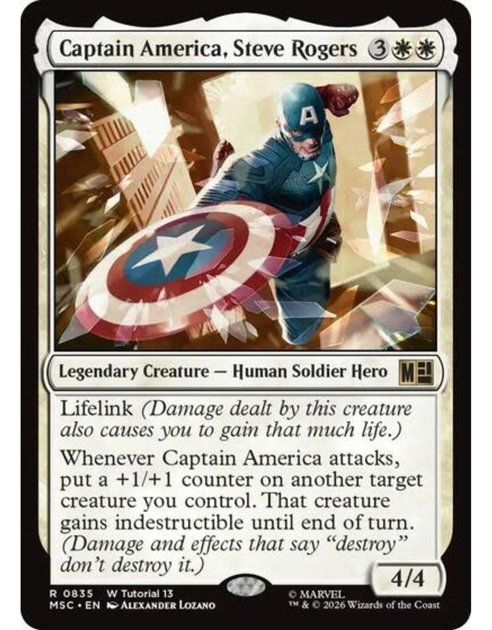 Captain America, Steve Rogers (0835) (Normal, R)