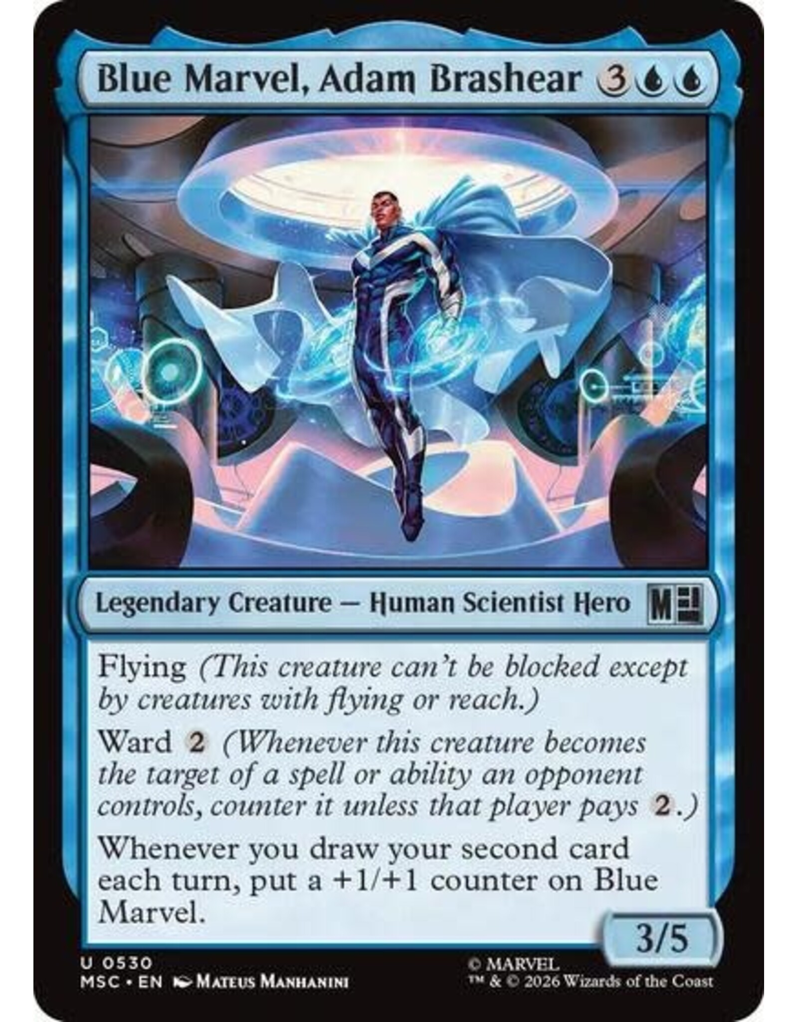 Blue Marvel, Adam Brashear - 530 (Normal, U)