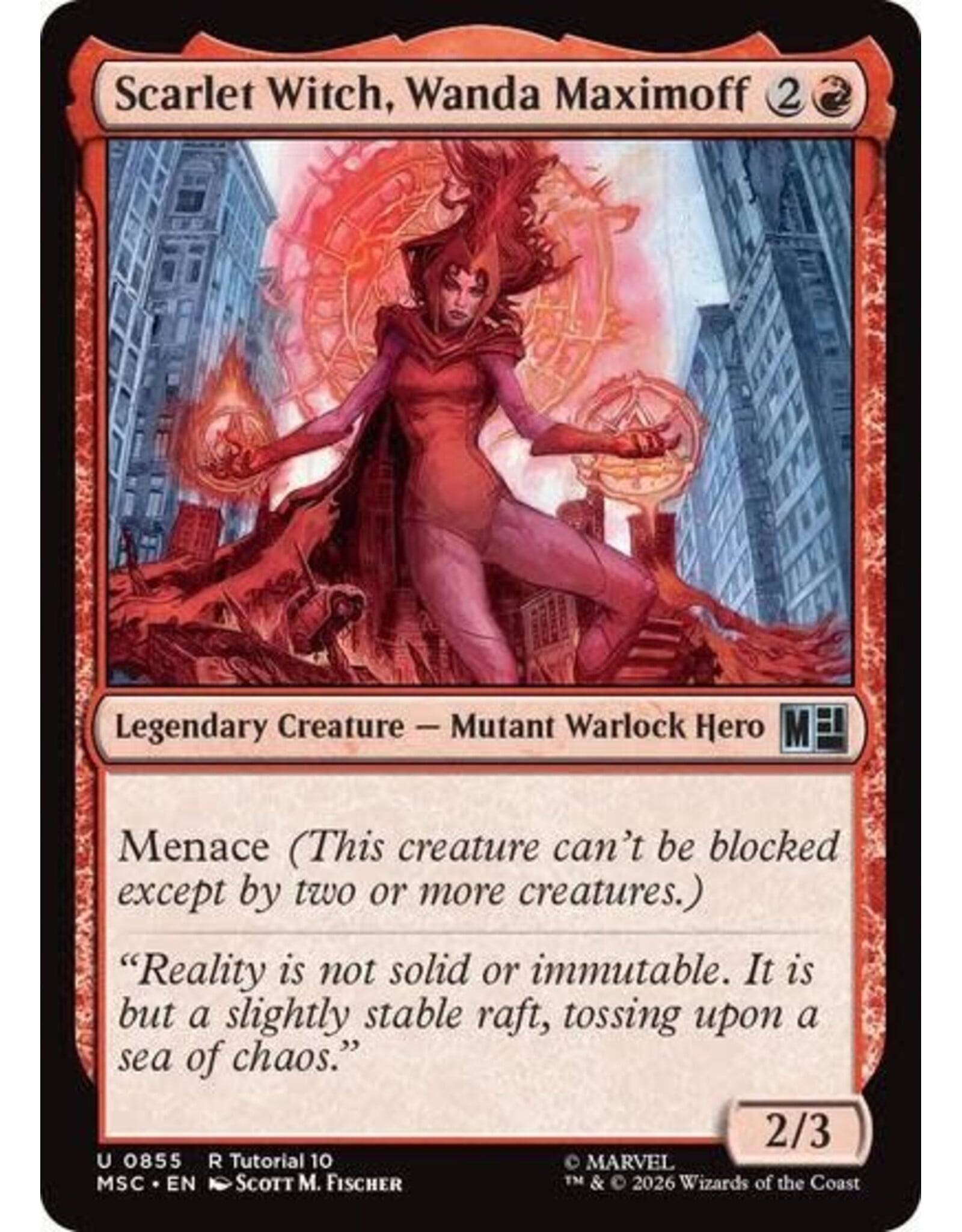 Scarlet Witch, Wanda Maximoff (0855) (Normal, U)