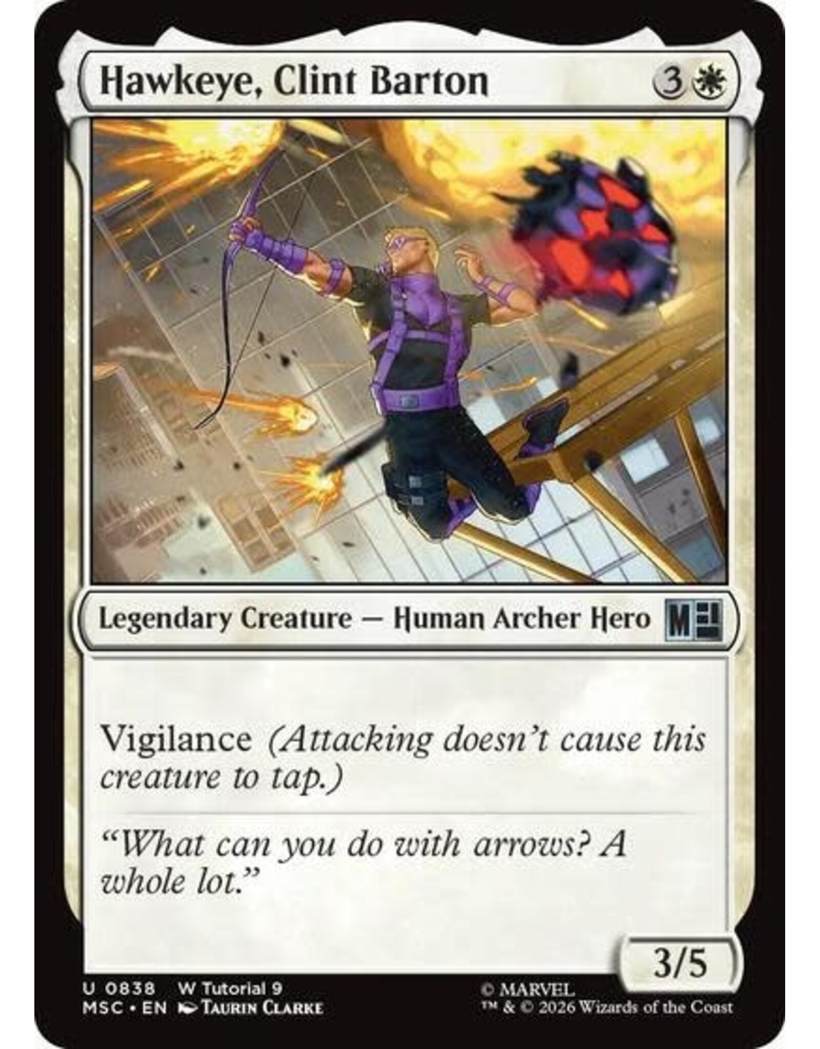 Hawkeye, Clint Barton (0838) (Normal, U)