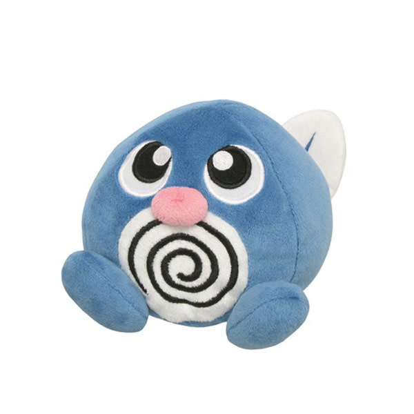 Sanei Pokemon - Poliwag 6" Plush Toy