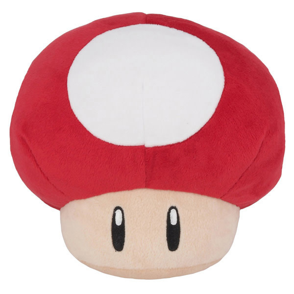 Little Buddy Super Mario Bros - Red Mushroom 6" Plush