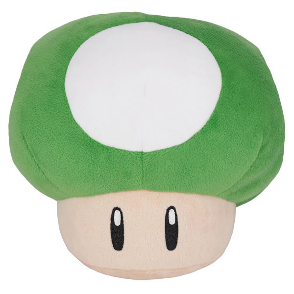 Little Buddy Super Mario Bros - 1-Up Mushroom 6" Plush