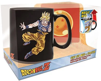 Abysse America Dragon Ball Z - Goku Vs Buu  Magic Mug & Coaster Set