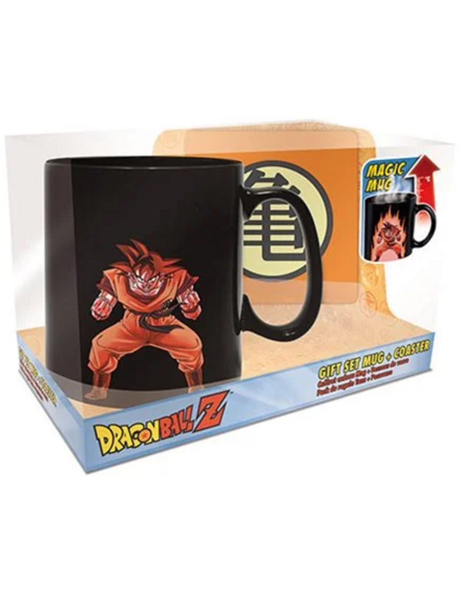 Abysse America Dragon Ball Z - Goku Magic Mug & Coaster Set