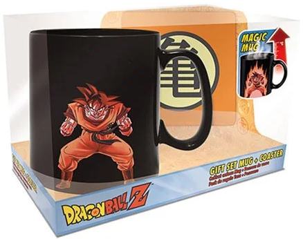 Abysse America Dragon Ball Z - Goku Magic Mug & Coaster Set