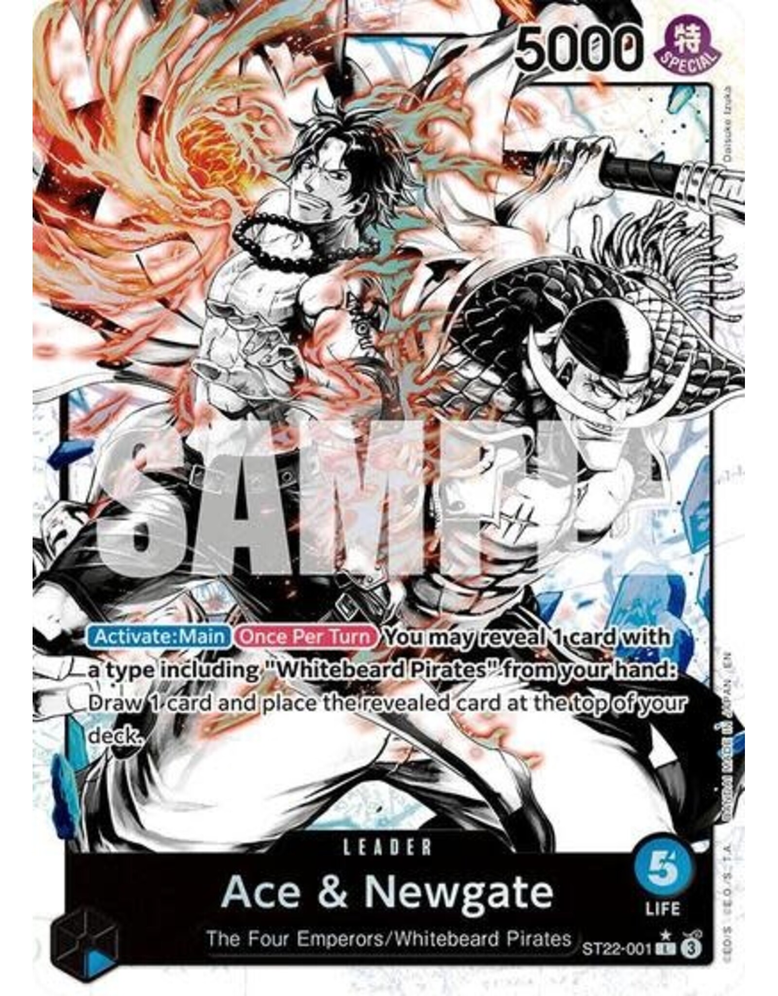 Ace & Newgate (Parallel) - ST22-001 (Foil, L)
