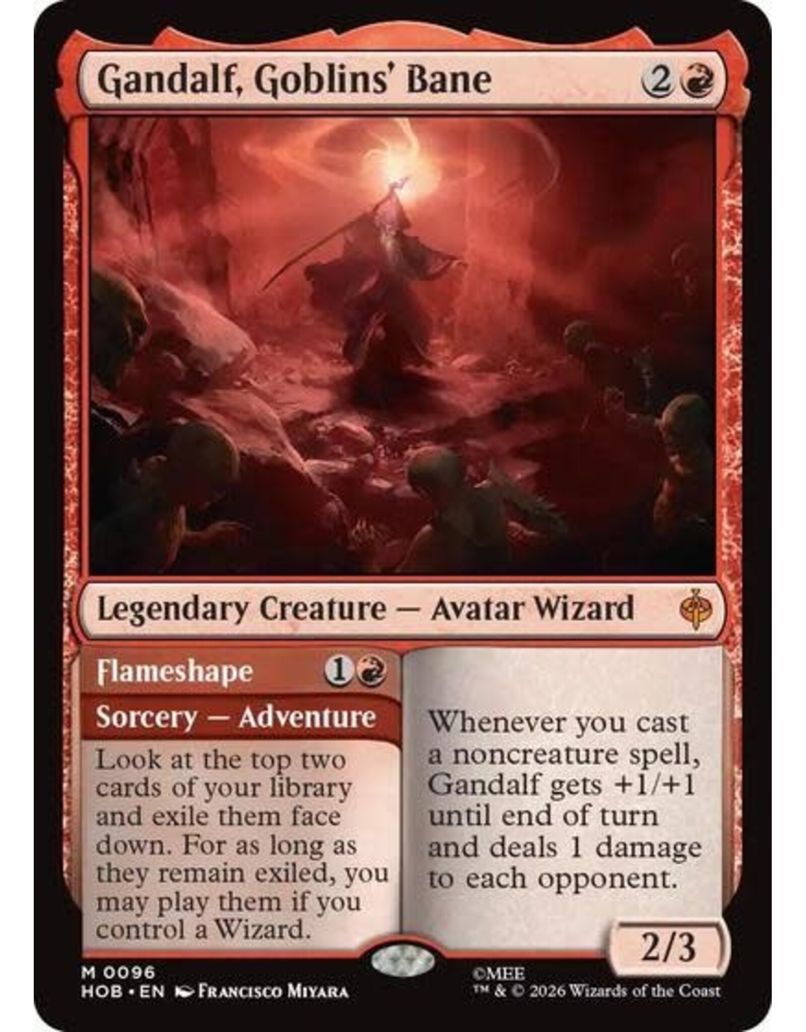 Gandalf, Goblins' Bane - 96 (Foil, M)