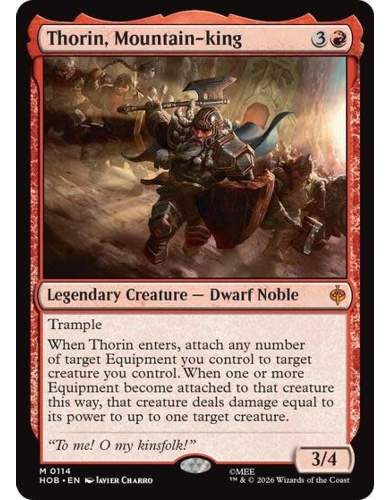 Thorin, Mountain-king - 114 (Foil, M)