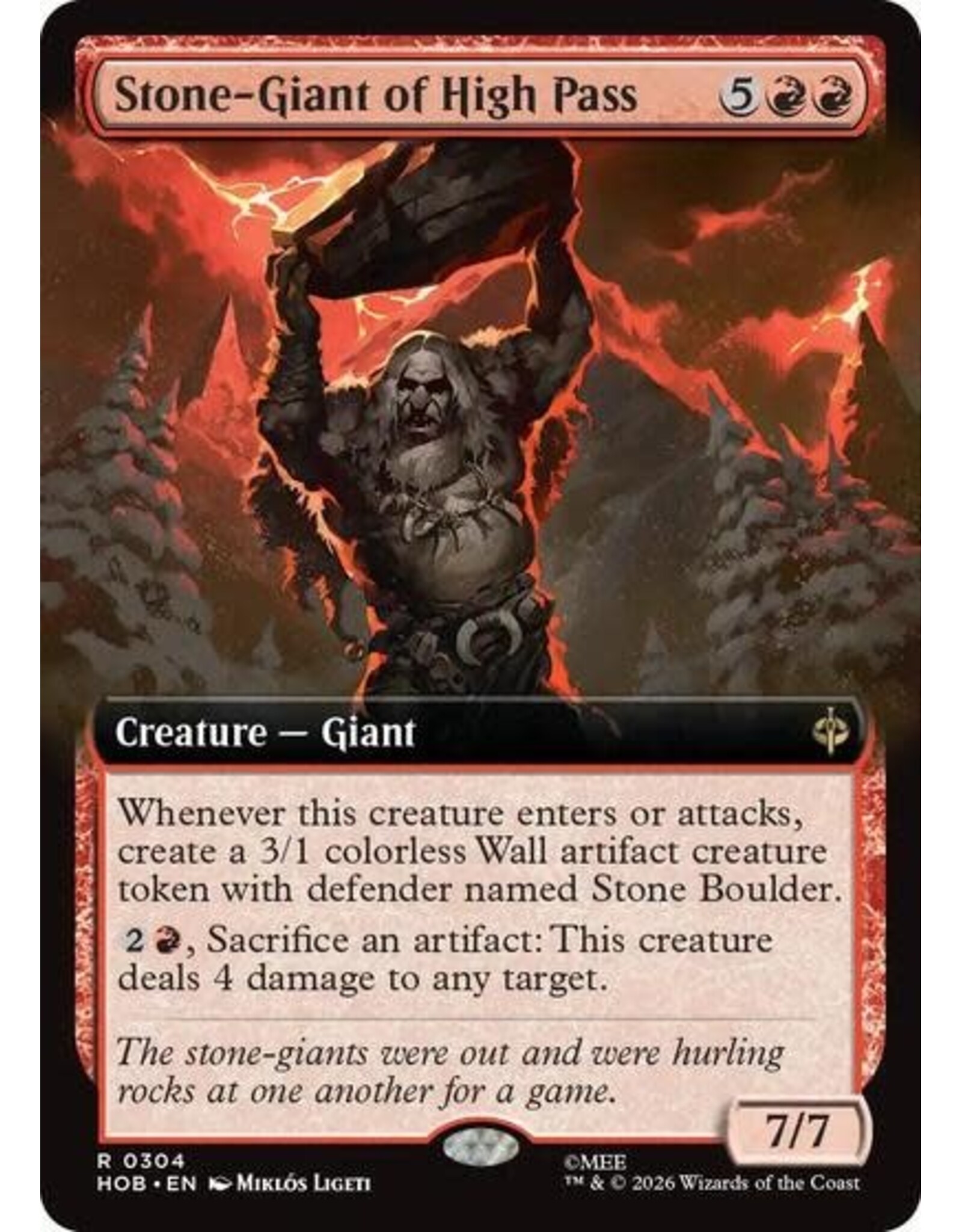 Stone-Giant of High Pass (Extended Art) - 304 (Normal, R)