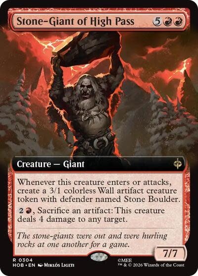 Stone-Giant of High Pass (Extended Art) - 304 (Normal, R)