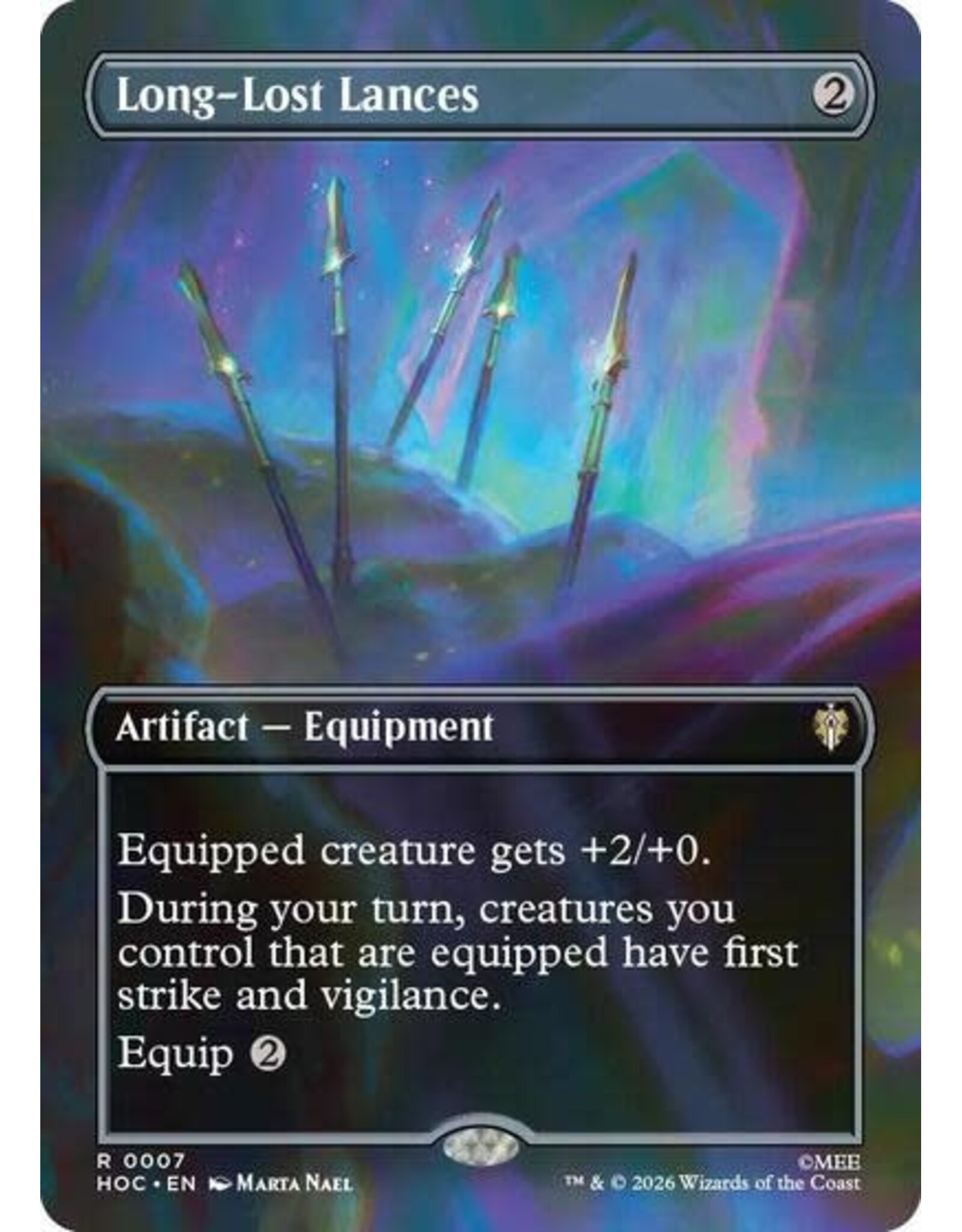 Long-Lost Lances (Borderless) - 7 (Normal, R)