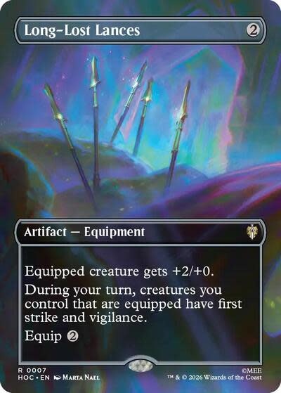 Long-Lost Lances (Borderless) - 7 (Normal, R)