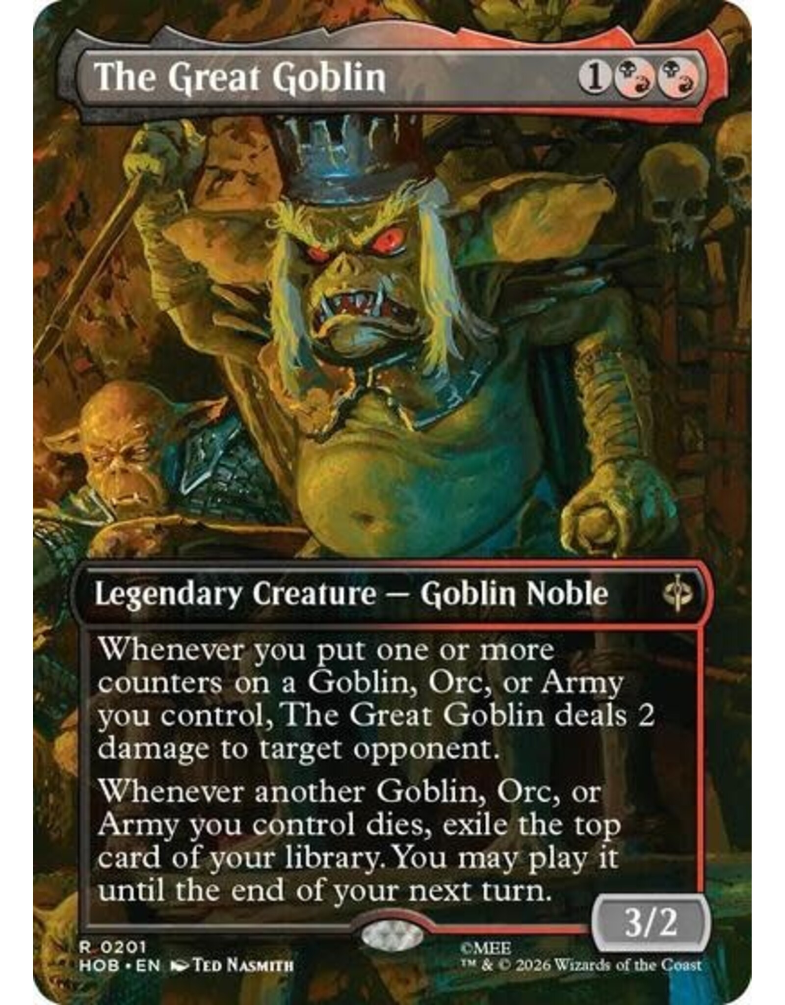 The Great Goblin (Borderless) - 201 (Normal, R)