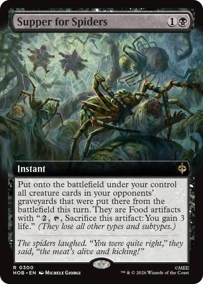 Supper for Spiders (Extended Art) - 300 (Foil, R)