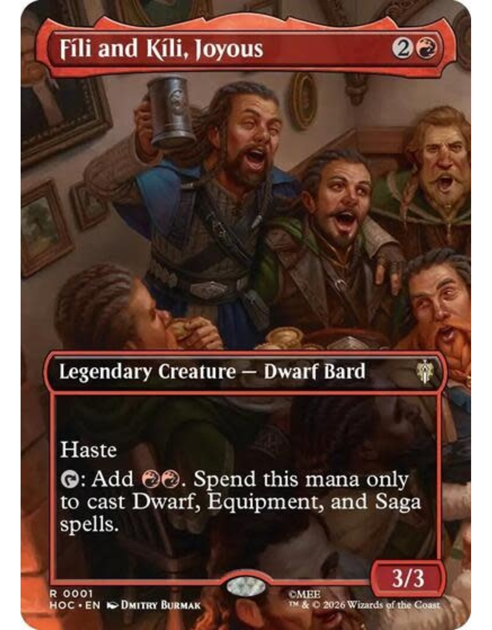 Fili and Kili, Joyous (Borderless) - 1 (Normal, R)