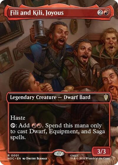 Fili and Kili, Joyous (Borderless) - 1 (Normal, R)