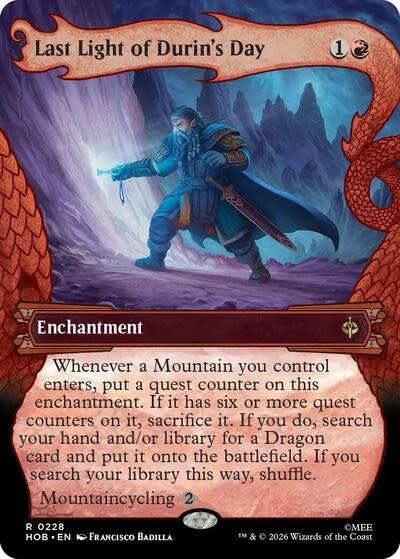 Last Light of Durin's Day (Showcase) - 228 (Foil, R)