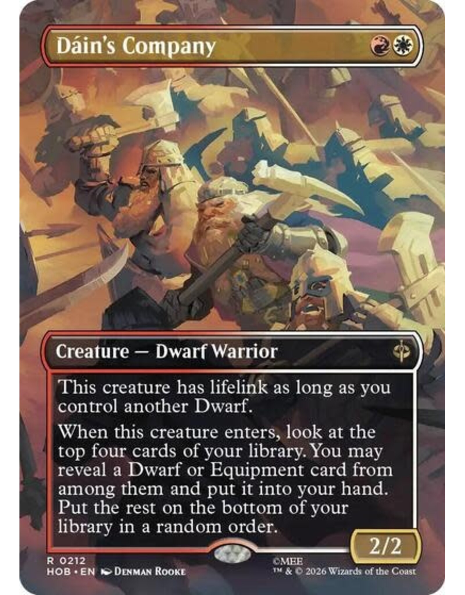 Dain's Company (Borderless) - 212 (Foil, R)