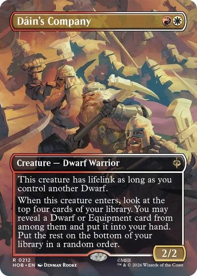 Dain's Company (Borderless) - 212 (Foil, R)