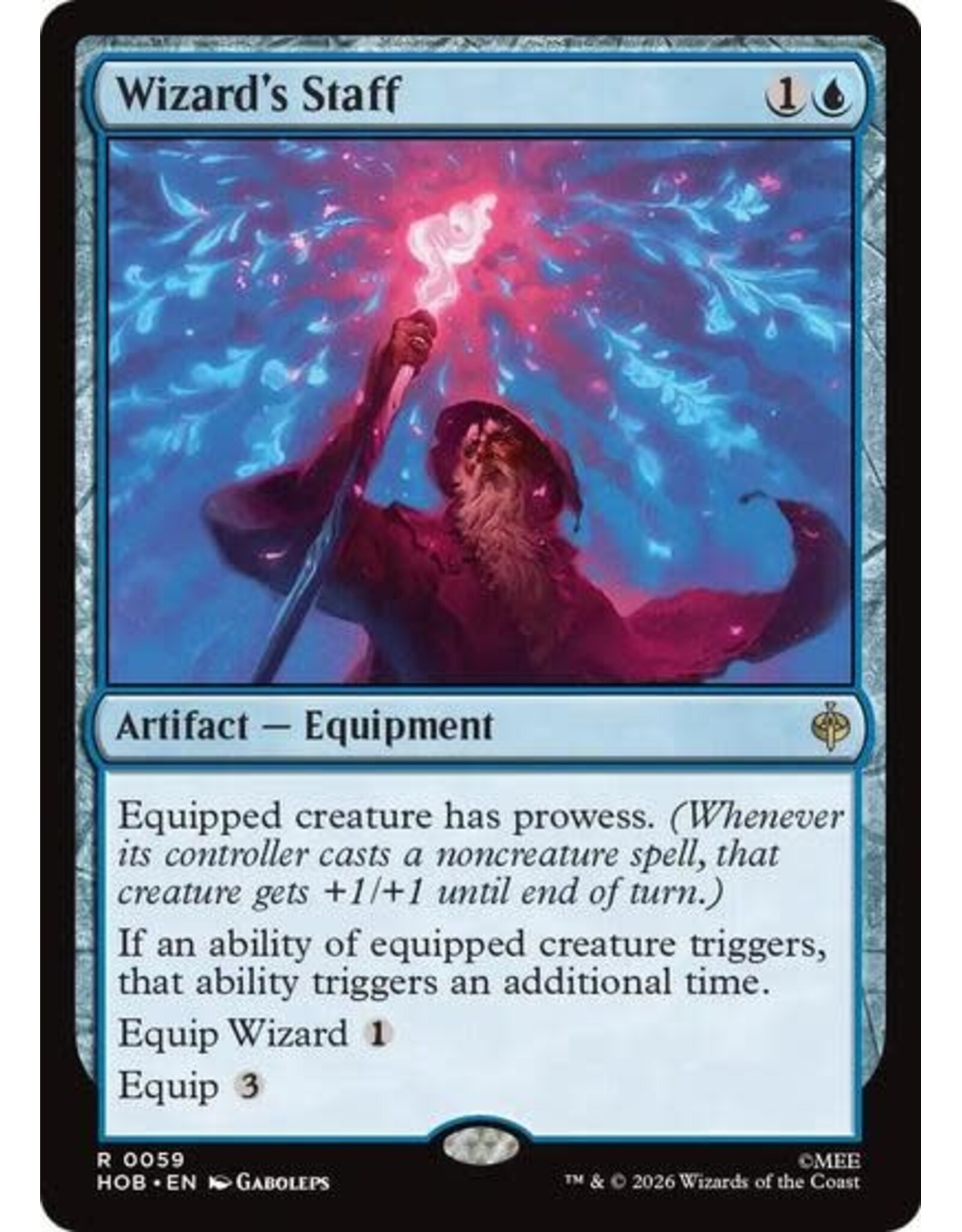 Wizard's Staff - 59 (Foil, R)