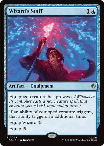Wizard's Staff - 59 (Foil, R)