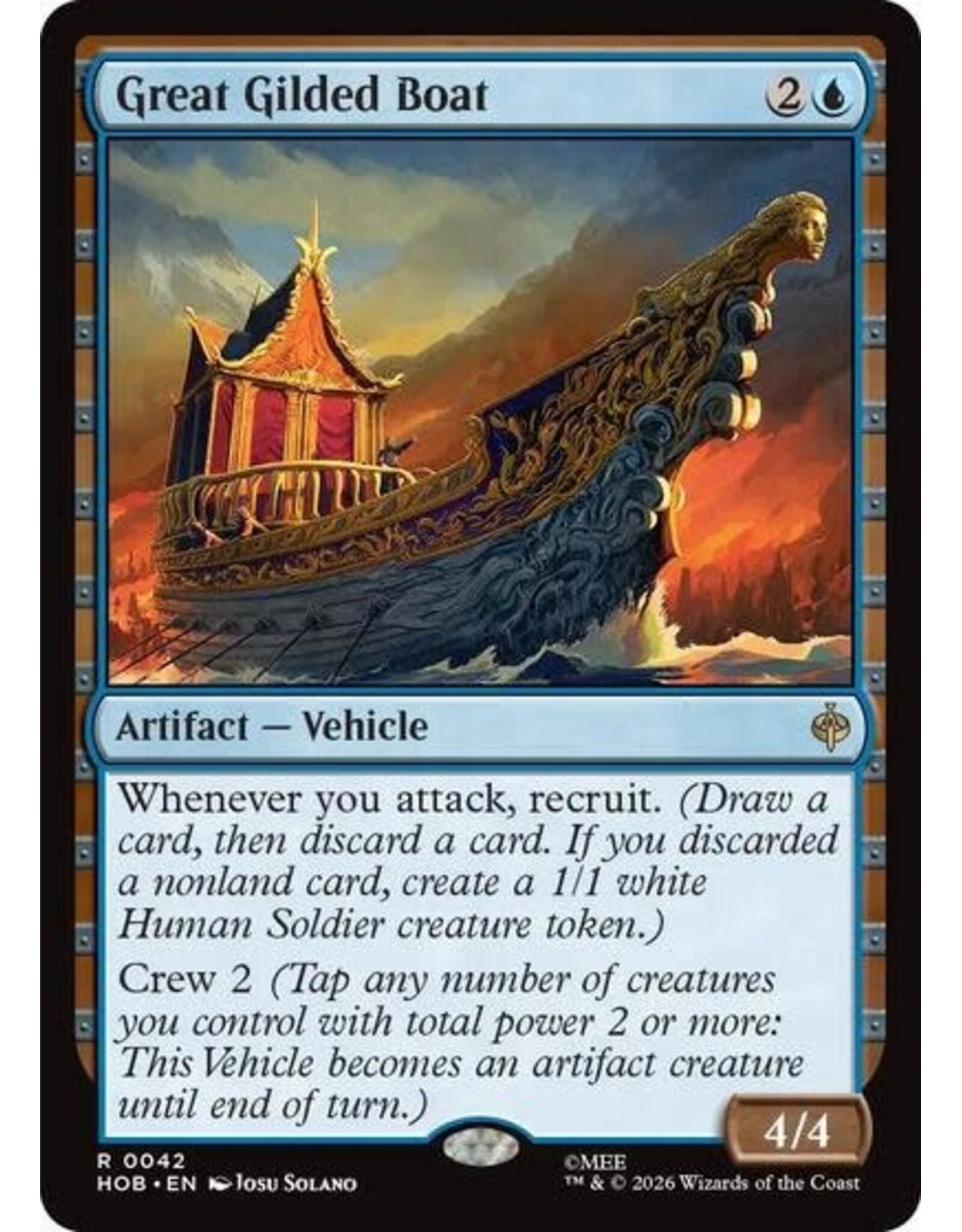 Great Gilded Boat - 42 (Foil, R)