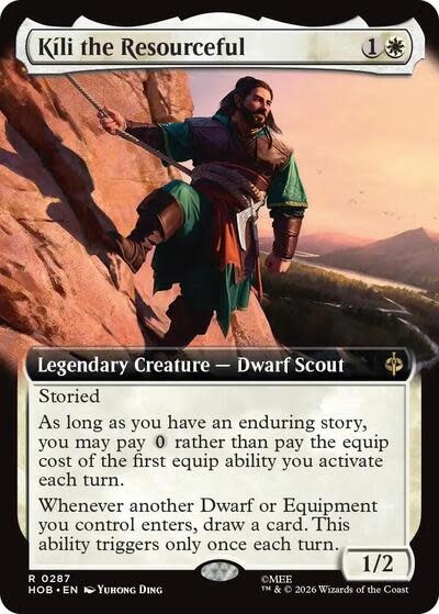 Kili the Resourceful (Extended Art) - 287 (Normal, R)
