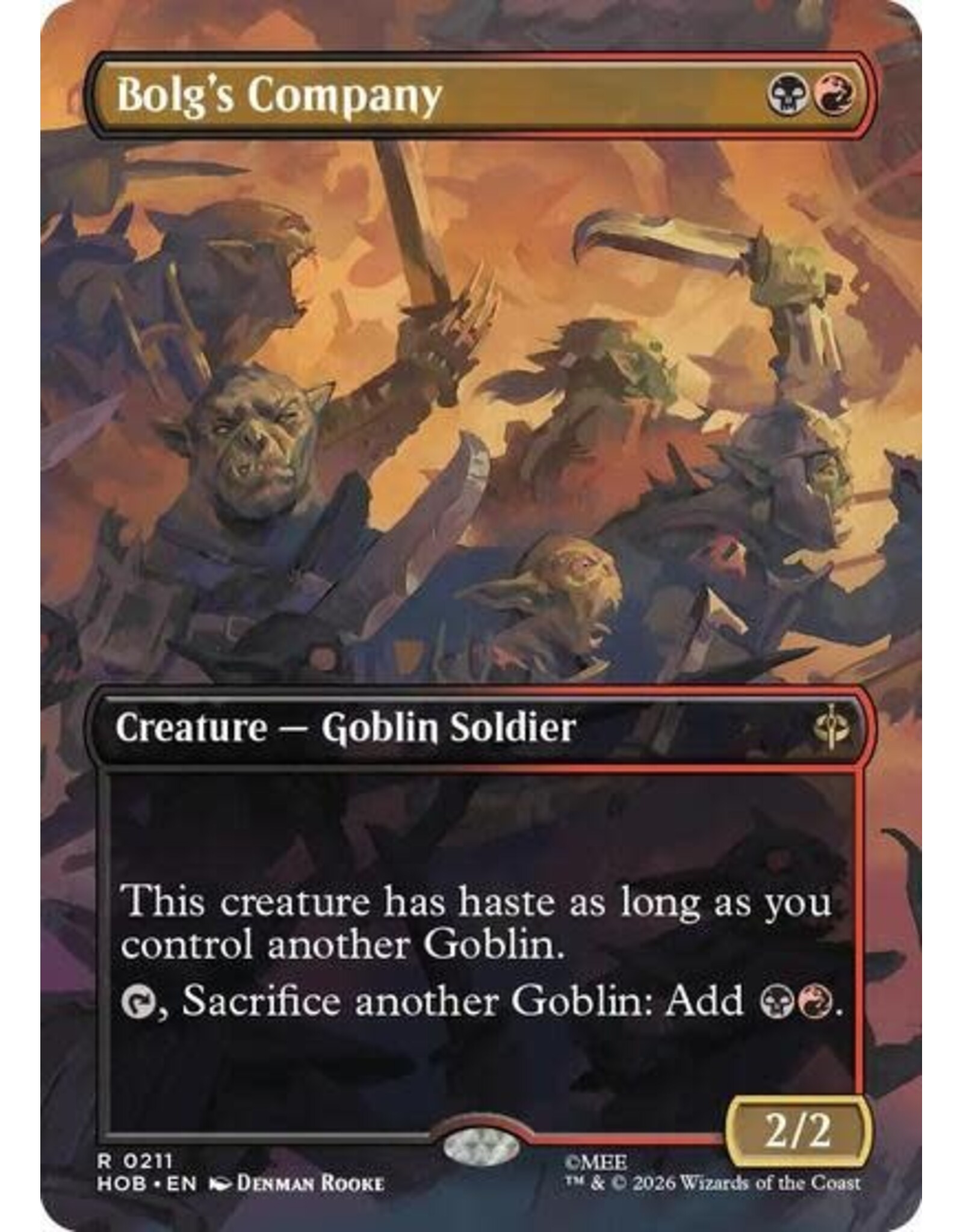 Bolg's Company (Borderless) - 211 (Normal, R)