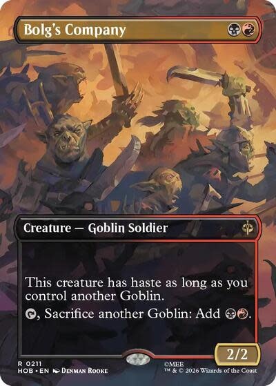 Bolg's Company (Borderless) - 211 (Normal, R)