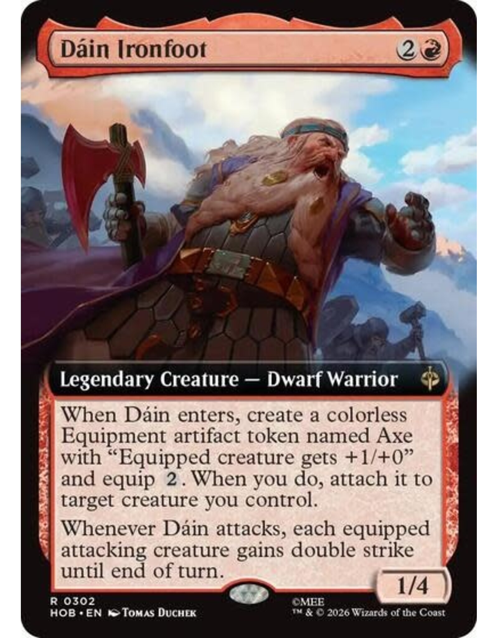 Dain Ironfoot (Extended Art) - 302 (Foil, R)