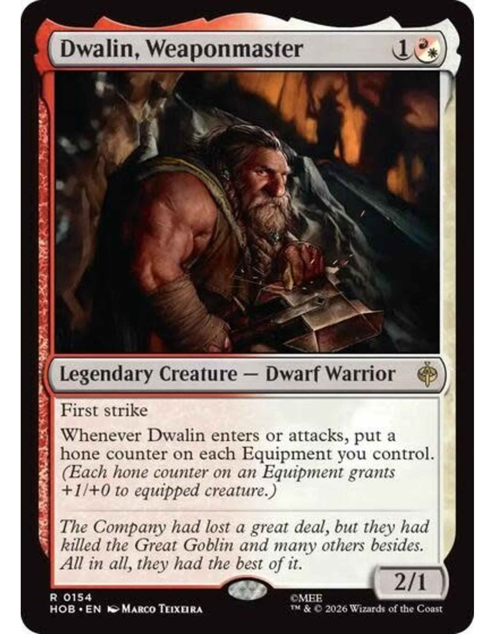 Dwalin, Weaponmaster - 154 (Foil, R)