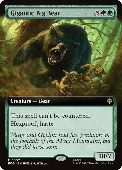 Gigantic Big Bear (Extended Art) - 307 (Foil, R)