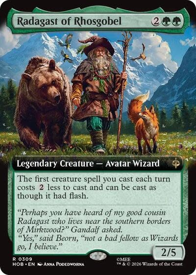 Radagast of Rhosgobel (Extended Art) - 309 (Normal, R)