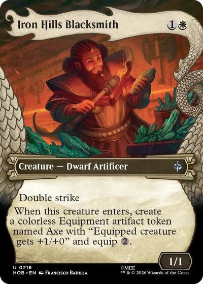 Iron Hills Blacksmith (Showcase) - 216 (Foil, U)