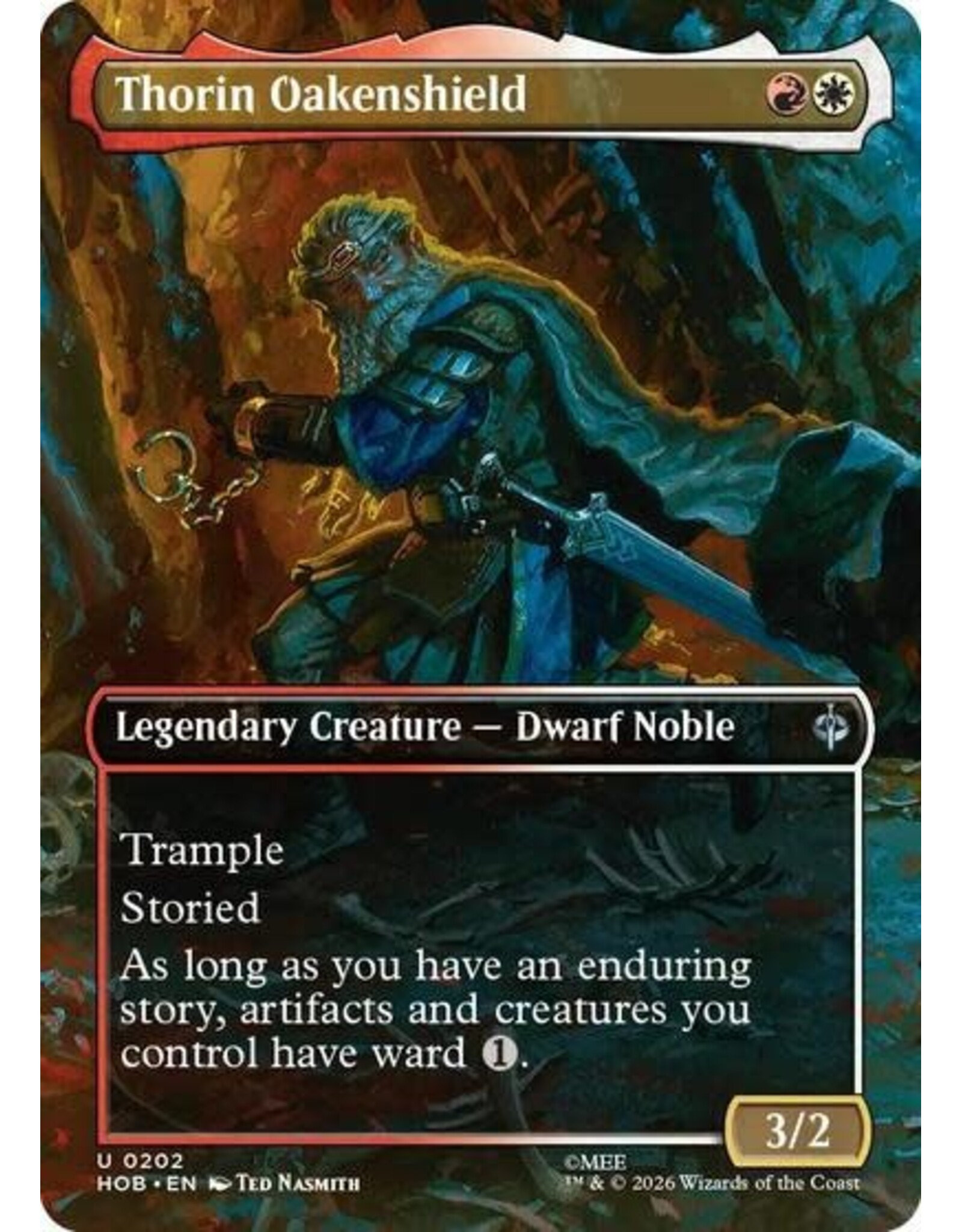 Thorin Oakenshield (Borderless) - 202 (Foil, U)