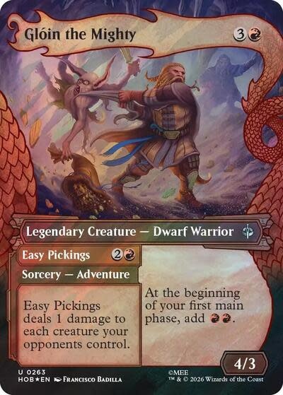 Gloin the Mighty (Showcase) (Surge Foil) - 263 (Foil, U)