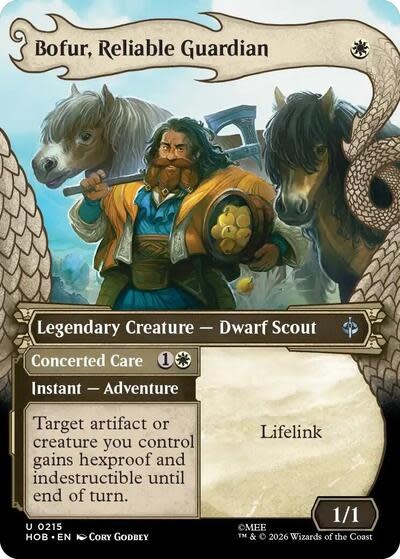 Bofur, Reliable Guardian (Showcase) - 215 (Foil, U)