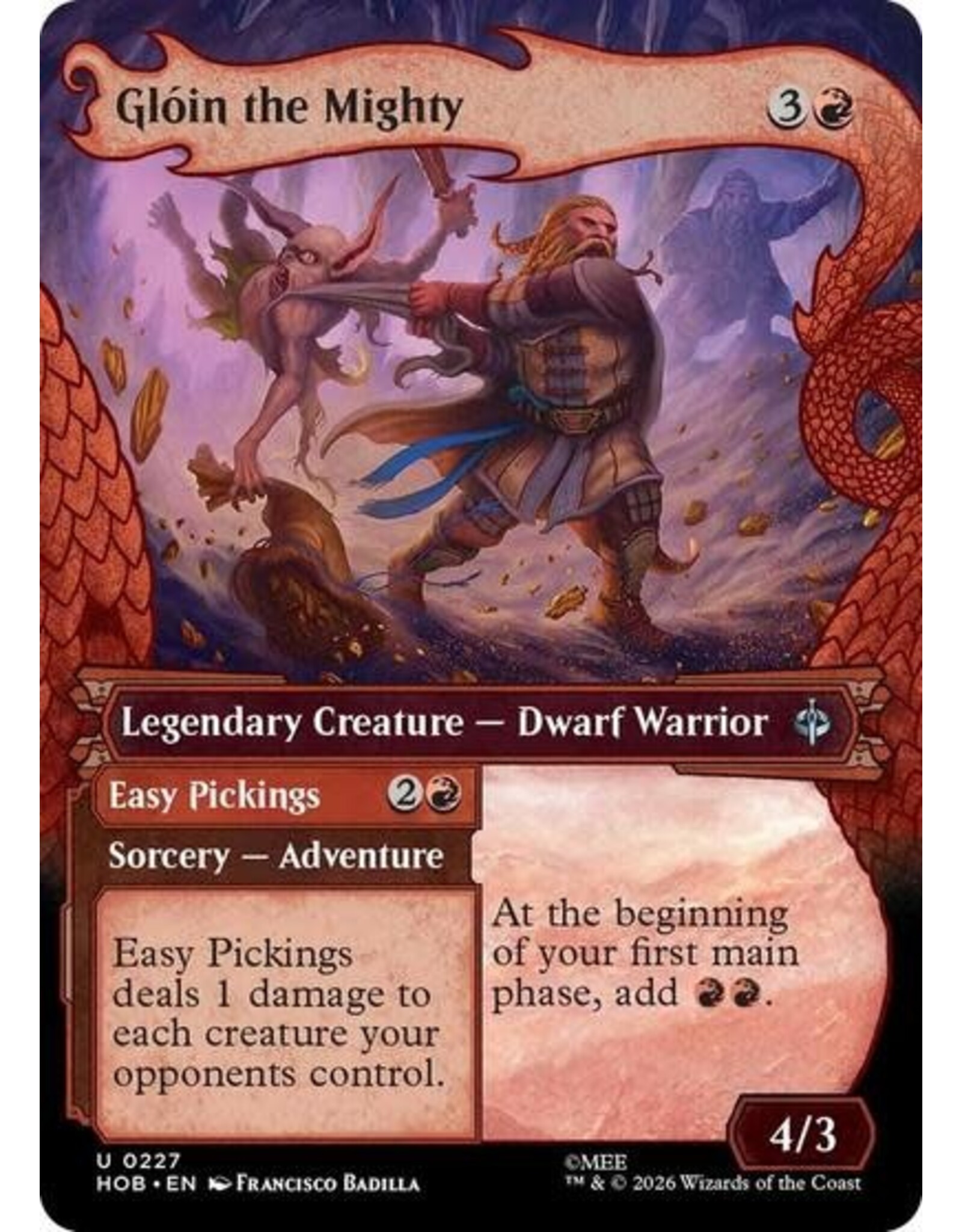 Gloin the Mighty (Showcase) - 227 (Foil, U)