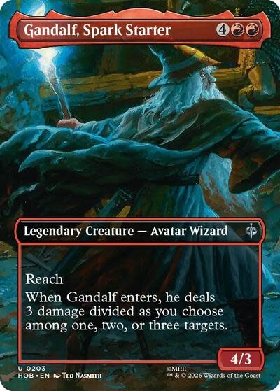 Gandalf, Spark Starter (Borderless) - 203 (Foil, U)